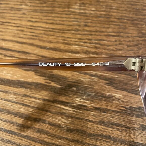 Vintage Neostyle Beauty Brown Purple Plastic Sunglasses Germany FRAMES ONLY - Picture 4 of 13